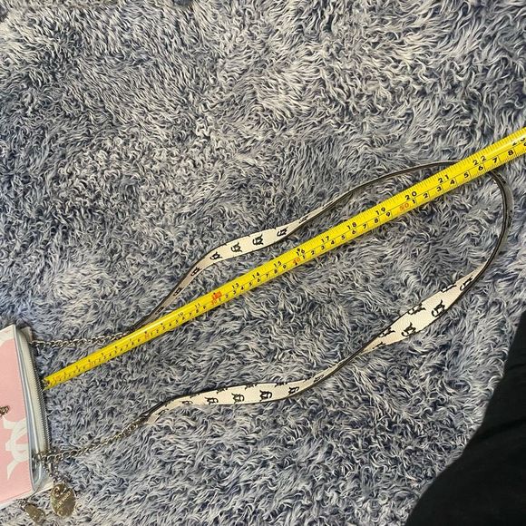 Steve Madden Monogram Pink/ Orange Wallet Chain Crossbody - Picture 16 of 16